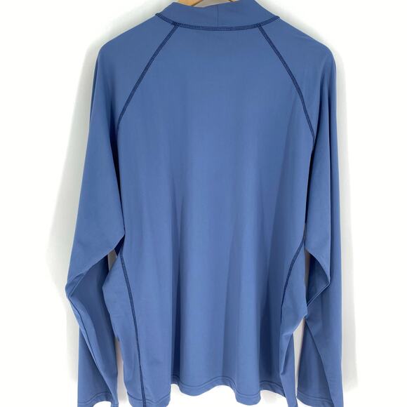 Coolibar Shirt Men’s XXL Blue Sun Protection UPF50+ Outdoor Fishing Hiking - Picture 2 of 6